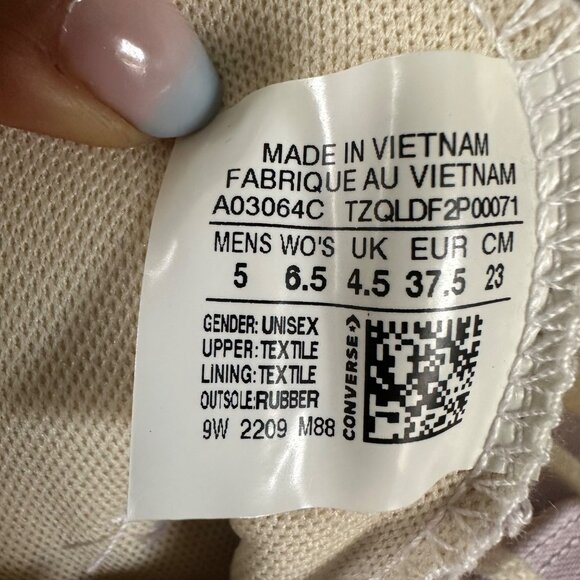 ⭐Converse Run Star Legacy CX Hi 6.5 Women Shoes Platform Violet Sneaker A03064C⭐ - Picture 15 of 15